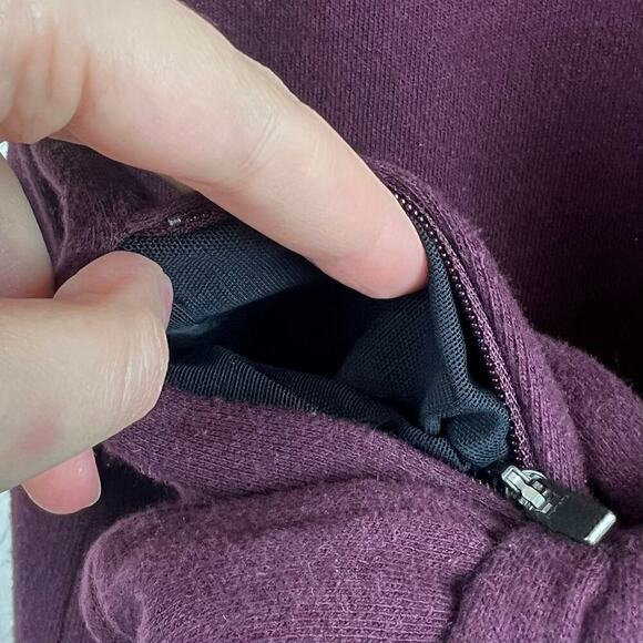 Athleta Embrace French Terry Sweater / Sweatshirt Dress in Auberge Size Medium - Picture 5 of 8